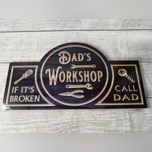 Dad's Workshop Sign 16x9